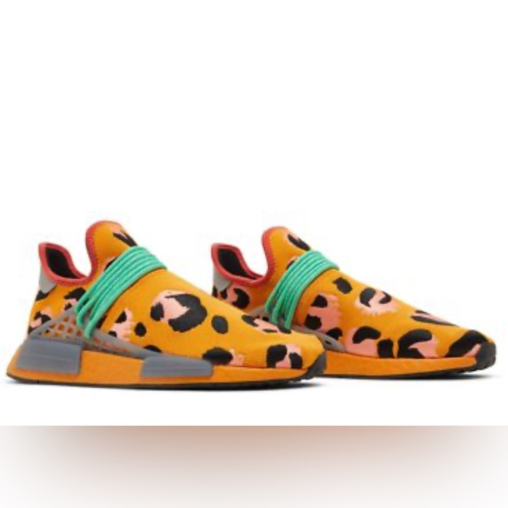 Size 9 1/2 Men’s/ Women’s 11- Pharrell x adidas NMD Human Race Animal Print